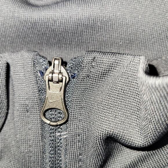 Nike Men Full Zip Sweatshirt Size Large Red Black Long Sleeve Workout Gym - Picture 4 of 10